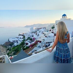 Zimmermann Blue and White Dress
